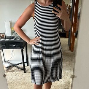 Old Navy black/white striped XS tank dress - worn a few times.